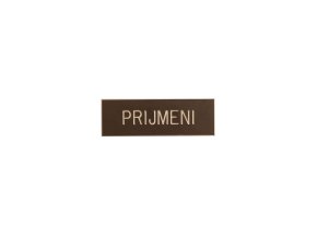 Jmenovka personalizovaná PLAST připínací