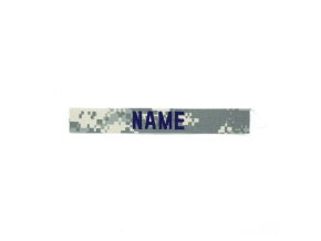 Nášivka jmenovka "NAME" 12,5 cm modrá nit VELCRO ACU DIGITAL