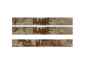 Nášivky U.S. MARINES sada 3 ks MARPAT DESERT