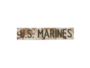 Nášivka "U.S. MARINES" VELCRO MARPAT DESERT