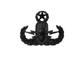 Odznak US EXPLOSIVE ORDANCE DISPOSAL - Master - ČERNÝ