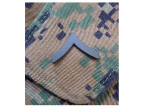 Odznak hodnostní USMC - PFC. pár - ČERNÝ