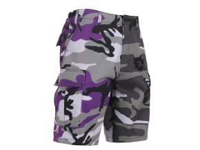 Kraťasy dvoubarevné BDU VIOLET/CITY CAMO