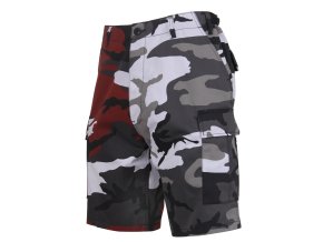 Kraťasy dvoubarevné BDU RED/CITY CAMO