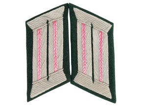 Zrcadýlka k uniformě WH důstojnické RŮŽOVÉ