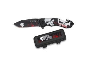 Nůž zavírací LEBKA PUNISHER s řezákem