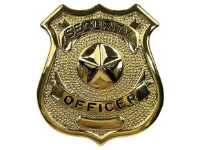 Odznak SECURITY OFFICER ZLATÝ