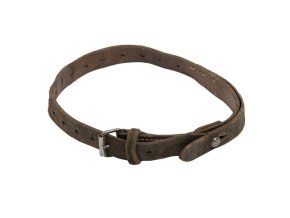Řemínek ustrojovací WH/BGS,NVA,CZ/ kožený černý original použitý