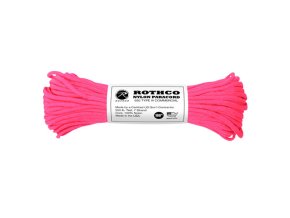 Šňůra PARACORD nylon 550LB ø 4 mm / 30 m REFLEXNÍ RŮŽOVÁ