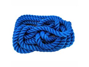 Lano kroucené PP-Betelon ø 20 mm / 5 m MODRÉ