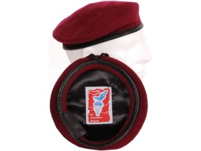 Baret výsadkářský ČERVENÝ