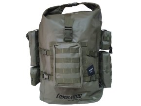 Batoh ARMY-X-TREME 70l nepromokavý s kapsami ZELENÝ