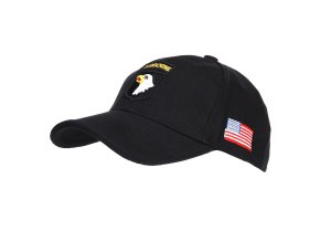 Čepice baseball 101st AIRBORNE ČERNÁ