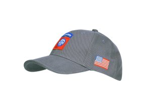 Čepice baseball 82nd AIRBORNE ŠEDÁ