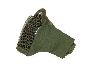 Maska AIRSOFT polstrovaná s mřížkou ZELENÁ