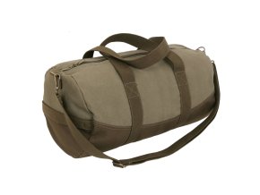 Taška TWO-TONE plátěná sportovní HNĚDÁ