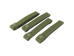 Poutka pro upevnění výstroje MODULAR 15cm/4ks ZELENÉ