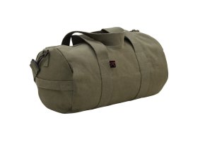 Taška přes rameno VÁLEC 48 x 23 cm bavlněná ZELENÁ