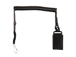 Kabel (telefonní) bezpečností SWAT ke zbrani ČERNÝ