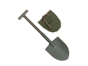 Lopatka skládací T-rukojeť US model M10 včetně pouzdra