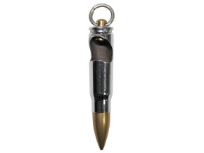 Přívěšek na klíče / otvírák na lahve patrona AK-47 stříbrný
