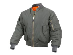 Bunda bomber ENHANCED MA1 FLIGHT SAGE GREEN