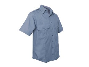 Košile POLICIE A SECURITY krátký rukáv SVĚTLE MODRÁ