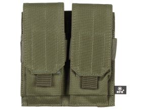 Sumka MOLLE dvojitá na zásobníky M4/M16 ZELENÁ