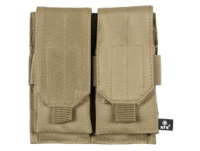 Sumka MOLLE dvojitá na zásobníky M4/M16 COYOTE BROWN