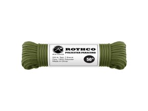 Šňůra PARACORD polyester 550LB ø 4 mm / 15 m ZELENÁ