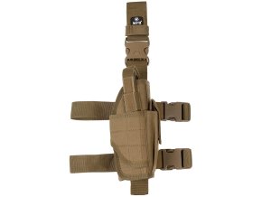 Pouzdro na zbraň stehenní pravé COYOTE BROWN