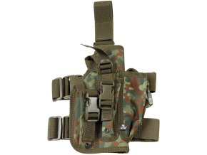 Pouzdro na pistol a zásobníky stehenní pravé FLECKTARN