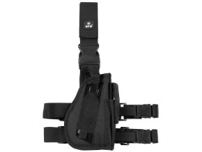 Pouzdro stehenní na zbraň pravé ČERNÉ