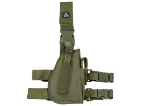 Pouzdro stehenní na zbraň pravé ZELENÉ