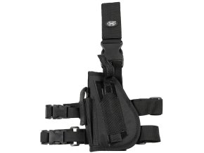 Pouzdro stehenní na zbraň levé ČERNÉ