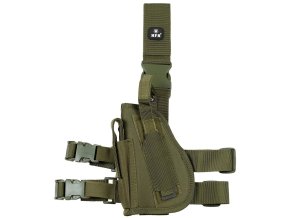Pouzdro stehenní na zbraň levé ZELENÉ