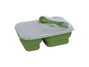Box na jídlo LUNCHBOX skládací ZELENÝ