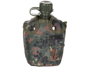 Láhev polní US nylonový potah 1L FLECKTARN