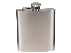 Placatka 225ml (8 OZ) chrom mat STŘÍBRNÁ