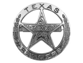 Replika odznak, hvězda Texas Rangers