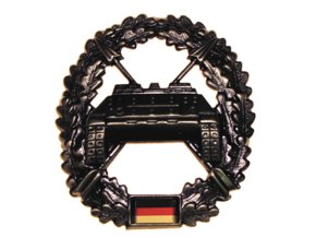 Odznak BW na baret Panzerjägertruppe kovový