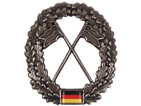 Odznak BW na baret Heeresaufklärer kovový
