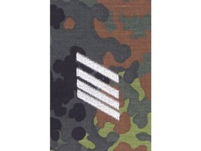 Nárameník BW STABSGEFREITER FLECKTARN / stříbrné vyšití