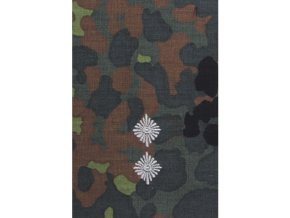 Nárameník BW OBERLEUTNANT FLECKTARN / stříbrné vyšití
