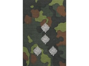 Nárameník BW STABSHAUPTMANN FLECKTARN / stříbrné vyšití