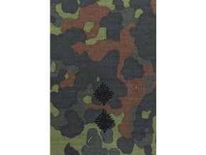 Nárameník BW OBERLEUTNANT FLECKTARN / černé vyšití