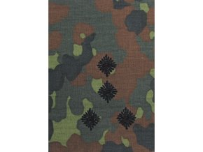 Nárameník BW STABSHAUPTMANN FLECKTARN / černé vyšití