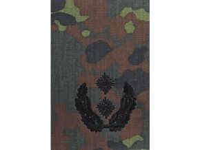 Nárameník BW OBERSTLEUTNANT FLECKTARN / černé vyšití