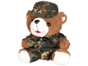 Medvídek plyšový v oblečení 28 cm FLECKTARN