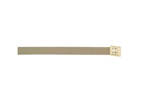 Opasek KHAKI se zlatou provlíkací sponou 135 cm